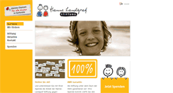 Desktop Screenshot of hanne-landgraf-stiftung.de
